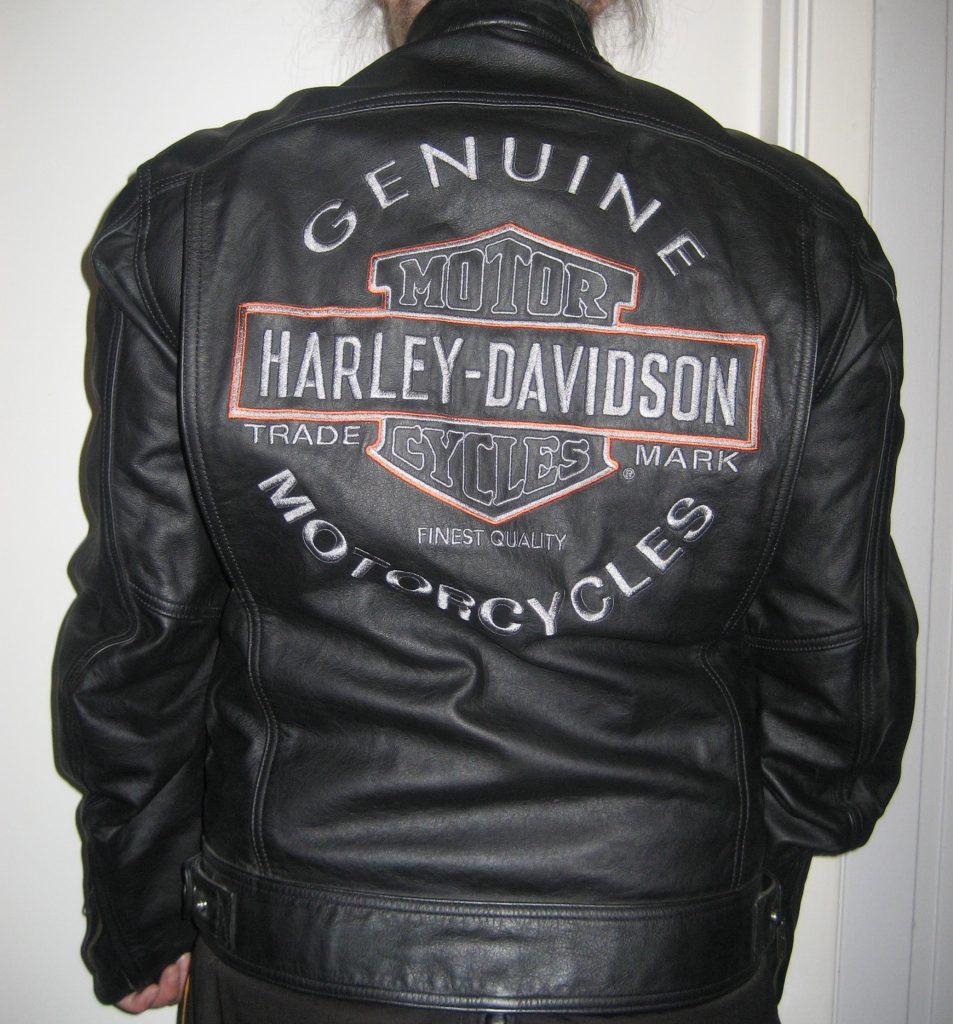 Meget pen og lite brukt mc-jakke i skinn fra Harley-Davidson